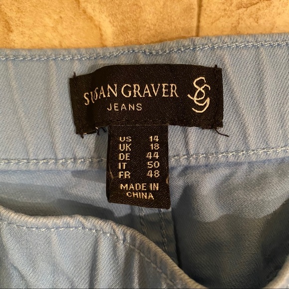 Susan Graver Stretch Twill Pull-on Capri Pants - Picture 3 of 8